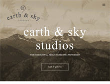 Tablet Screenshot of earthandskystudios.com